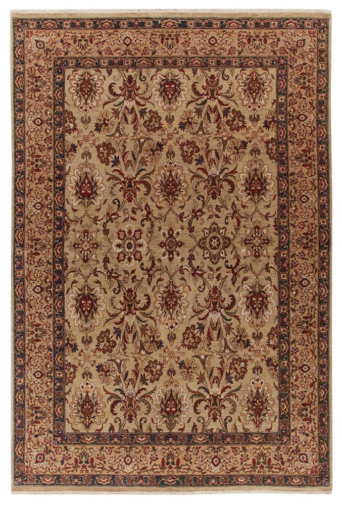 Indischer Teppich Indo Täbriz Royal 8'6"x5'7" 8'6"x5'7", Perserteppich Handgeknüpft