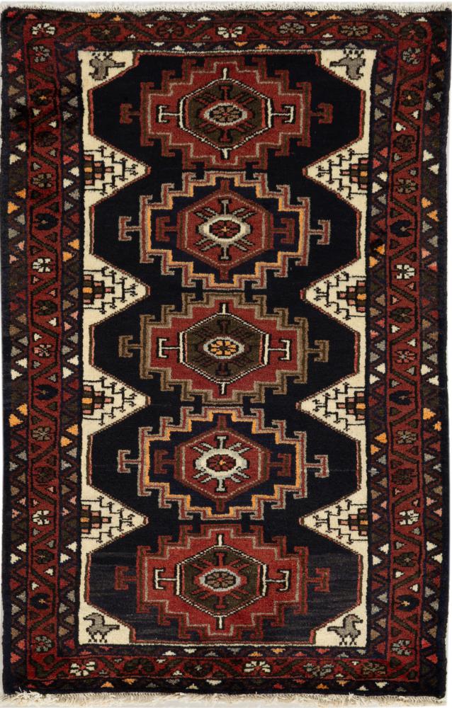 Alfombra persa Khamseh 122x79 122x79, Alfombra persa Anudado a mano