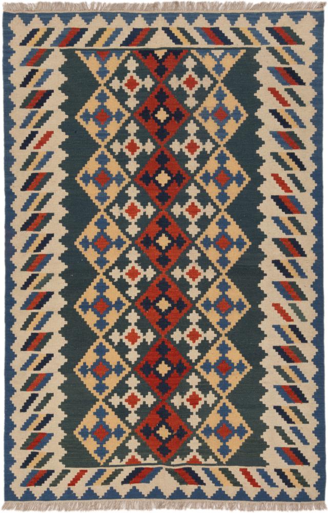 Tapete persa Kilim Fars Ghashghai 251x166 251x166, Tapete persa Tecido à mão