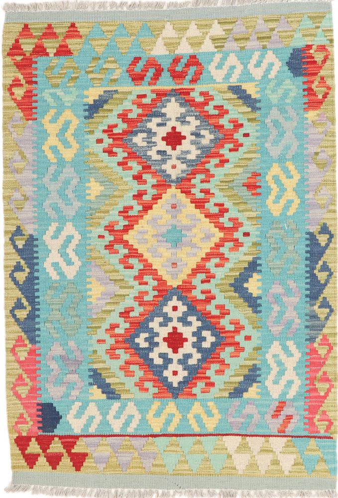 Tapete afegão Kilim Afegão 124x85 124x85, Tapete persa Tecido à mão