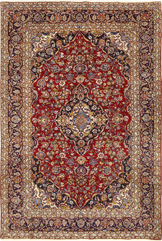 Alfombra persa Keshan 368x246 368x246, Alfombra persa Anudado a mano