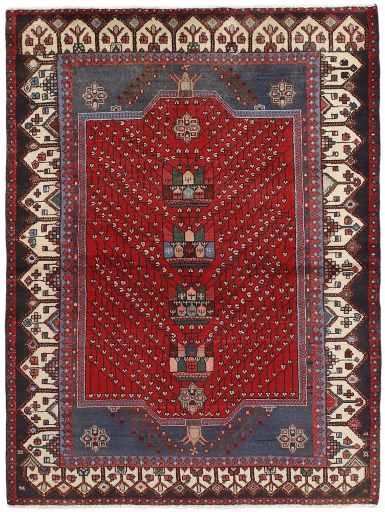 Alfombra persa Shahsavan 185x139 185x139, Alfombra persa Anudado a mano