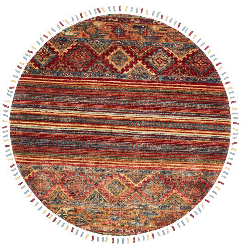 Pakistanilainen matto Arijana Shaal 89x89 89x89, Persialainen matto Solmittu käsin