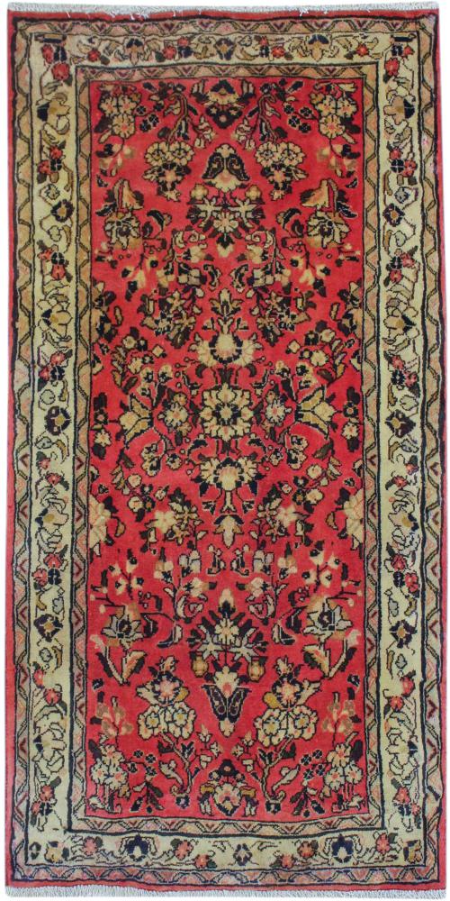 Persisk tæppe Sarough 127x64 127x64, Persisk tæppe Knyttet i hånden