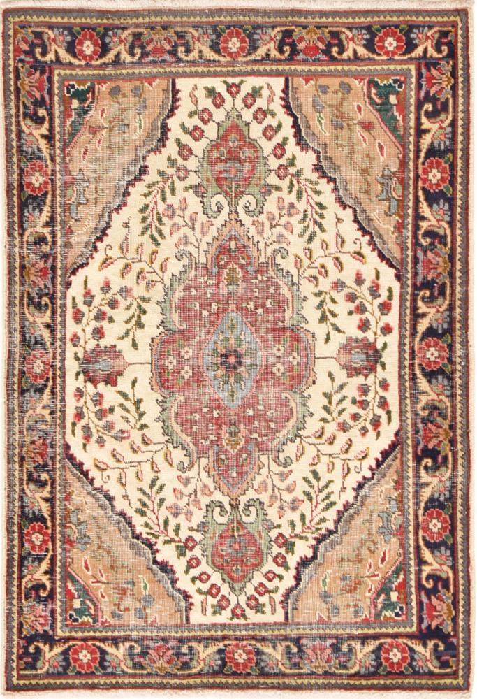 Tapete persa Tabriz 145x99 145x99, Tapete persa Atado à mão