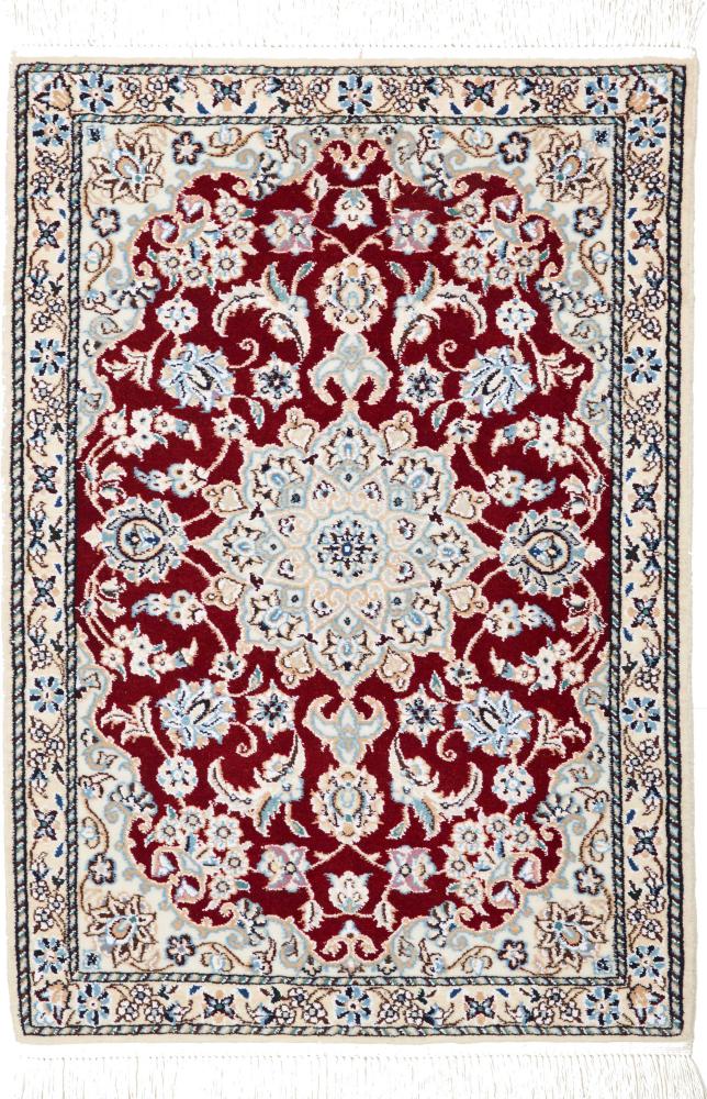 Tappeto persiano Nain 9La 96x66 96x66, Tappeto persiano Annodato a mano