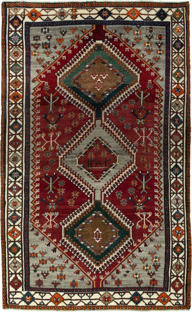 Tapis persan Shiraz 224x141 224x141, Tapis persan Noué à la main