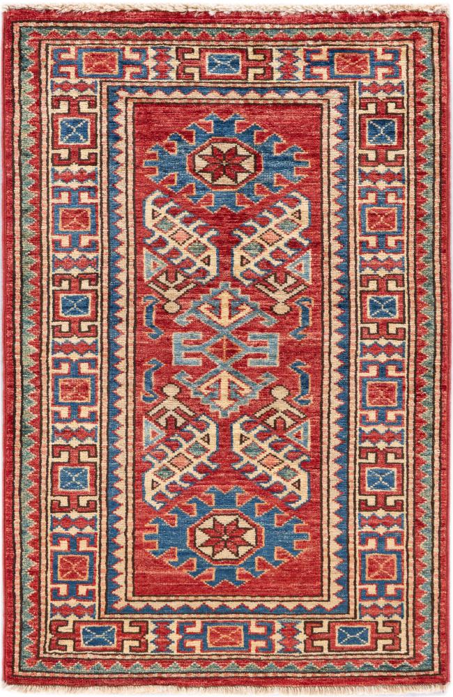 Alfombra afgana Super Kazak 91x58 91x58, Alfombra persa Anudado a mano