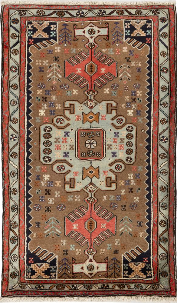 Alfombra persa Khamseh 139x82 139x82, Alfombra persa Anudado a mano