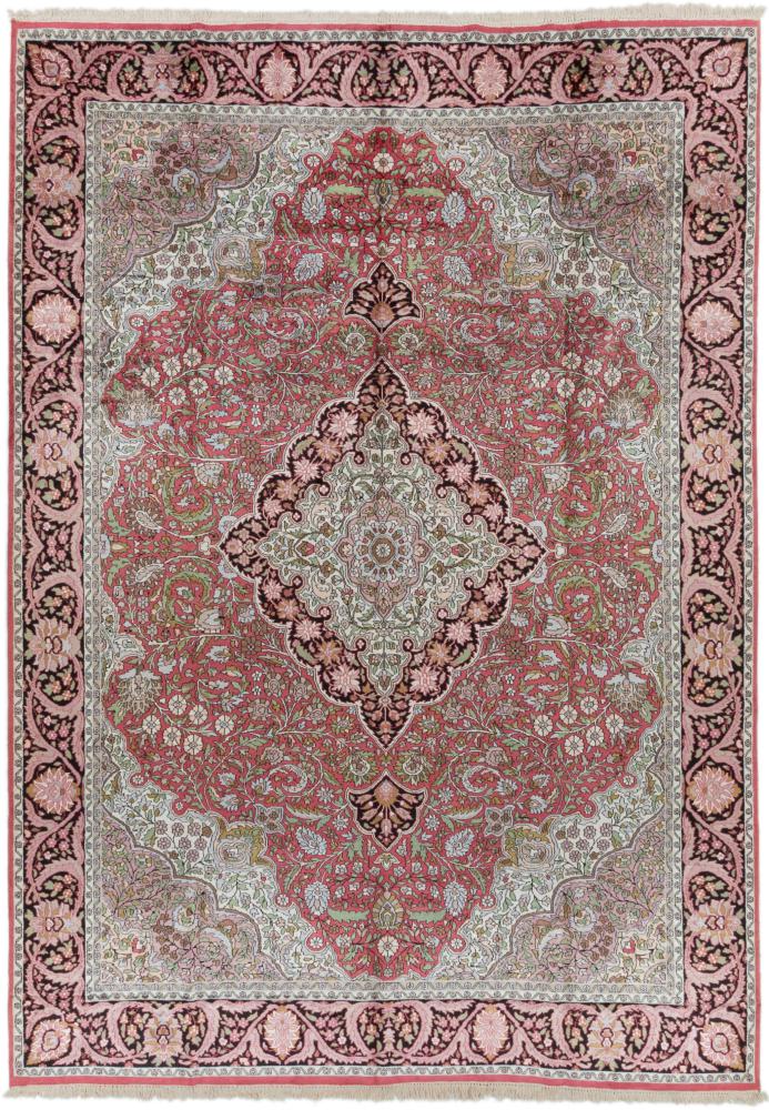 Indo rug Kashmir Silk Viskose 432x306 432x306, Persian Rug Knotted by hand