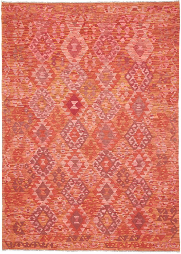 Afghan rug Kilim Afghan 251x181 251x181, Persian Rug Woven by hand