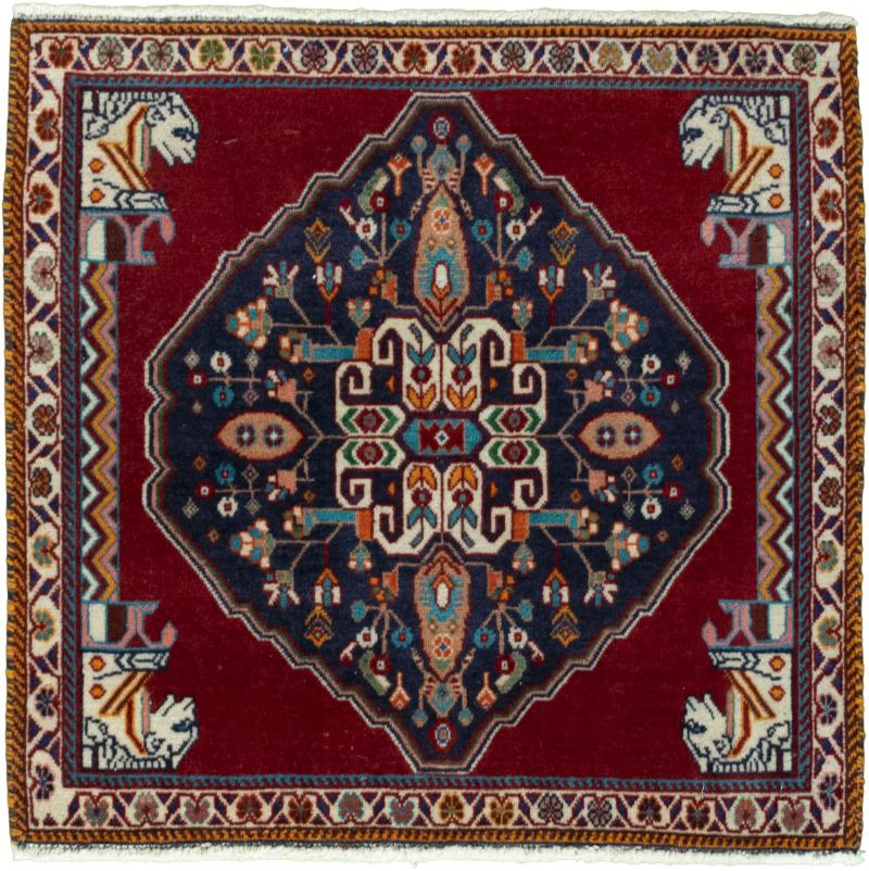 Persian Rug Shiraz 67x69 67x69, Persian Rug Knotted by hand