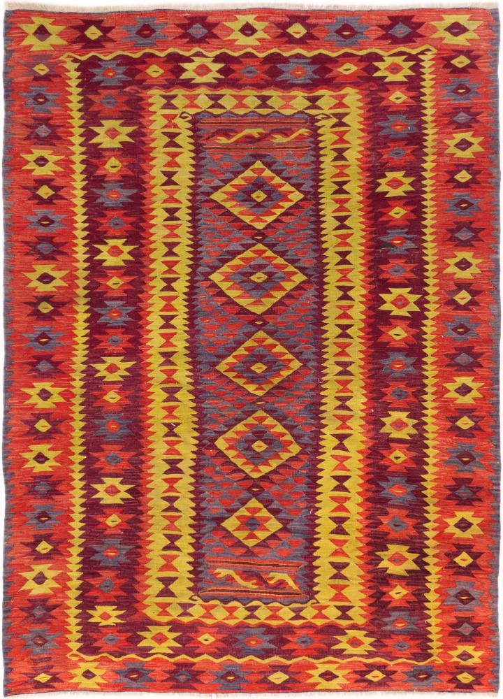Covor persan Chilim Fars Antic 247x179 247x179, Covor persan Țesut manual