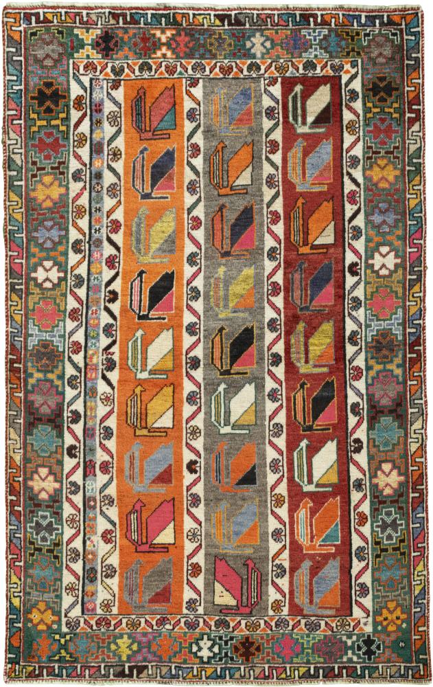 Persian Rug Persian Gabbeh Ghashghai 176x112 176x112, Persian Rug Knotted by hand