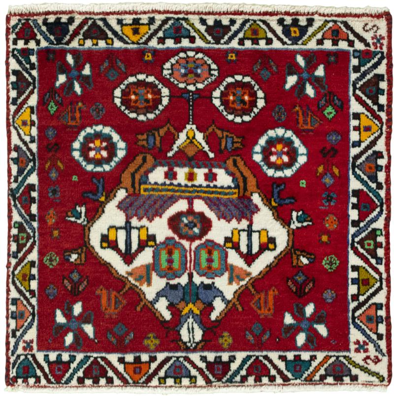 Persian Rug Shiraz 66x69 66x69, Persian Rug Knotted by hand