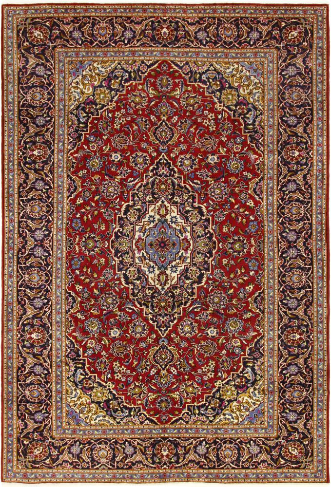 Alfombra persa Keshan 361x246 361x246, Alfombra persa Anudado a mano