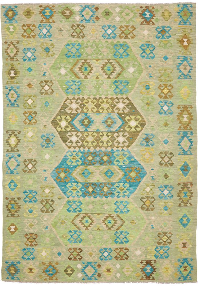 Afghanischer Teppich Kelim Afghan 289x202 289x202, Perserteppich Handgewebt
