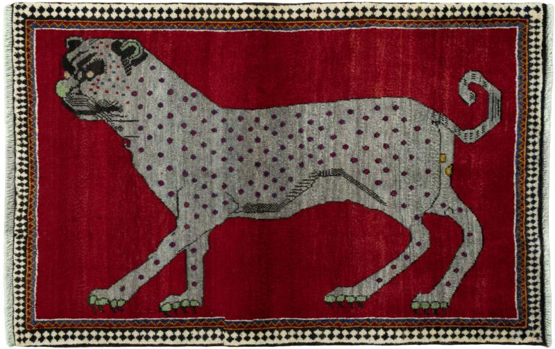 Persian Rug Persian Gabbeh Old 153x99 153x99, Persian Rug Knotted by hand