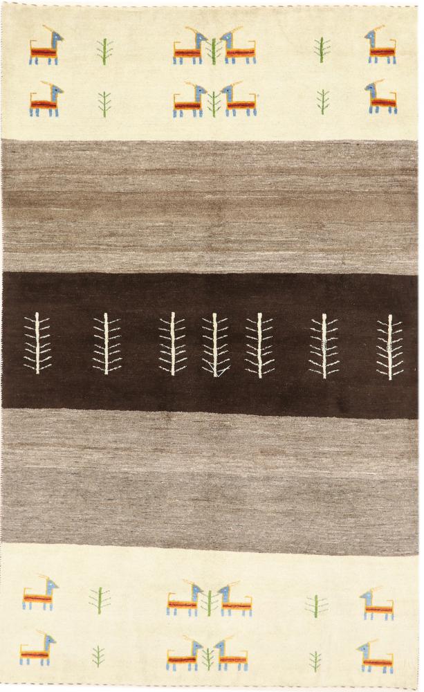 Persian Rug Persian Gabbeh Loribaft Nature 220x135 220x135, Persian Rug Knotted by hand