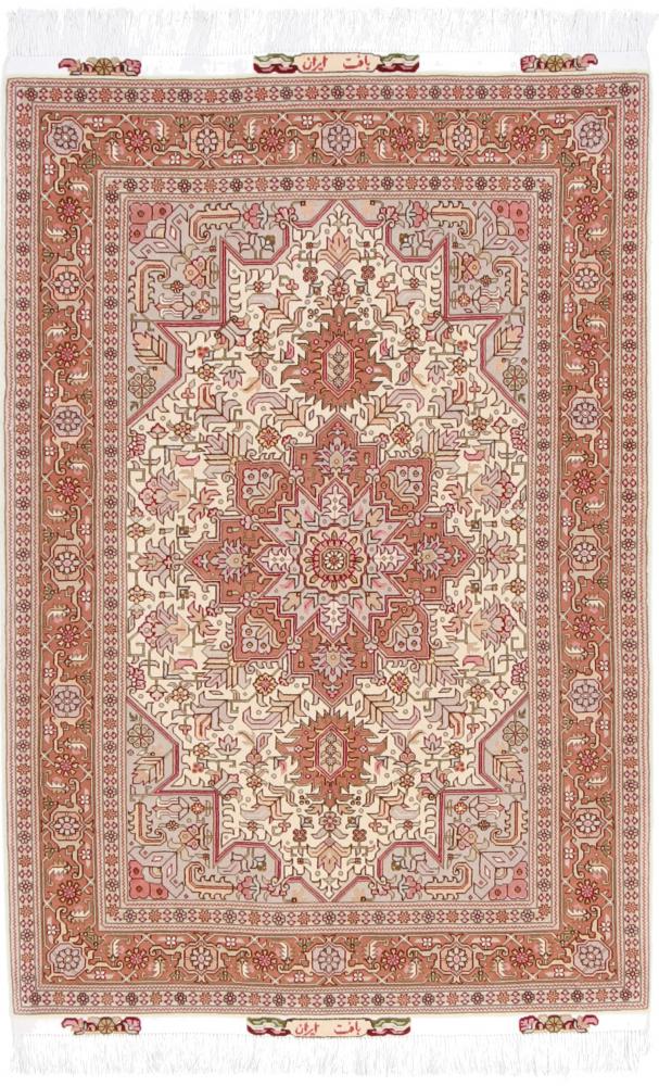 Tapete persa Tabriz 50Raj 154x104 154x104, Tapete persa Atado à mão