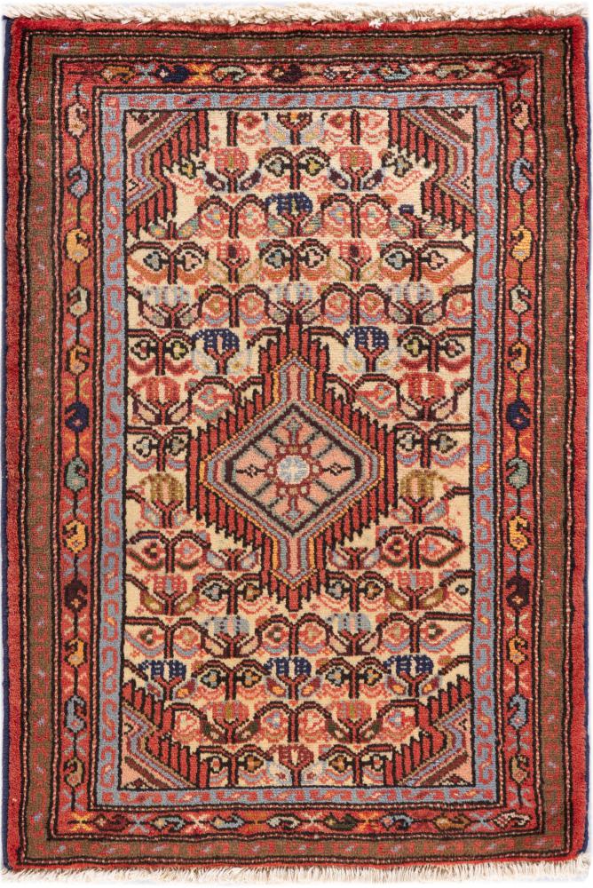 Persisk tæppe Hamadan 95x65 95x65, Persisk tæppe Knyttet i hånden