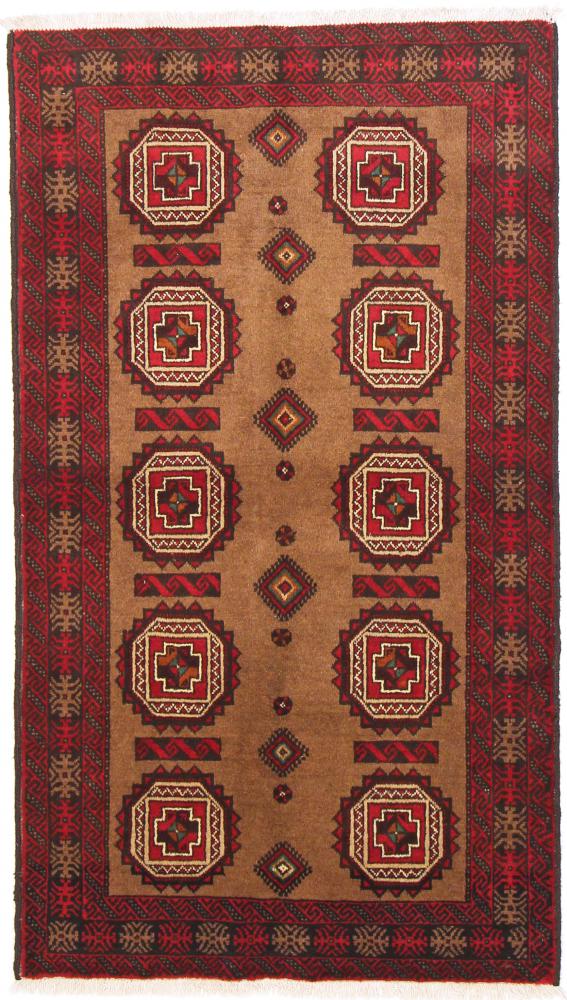 Tapete persa Balúchi 187x107 187x107, Tapete persa Atado à mão