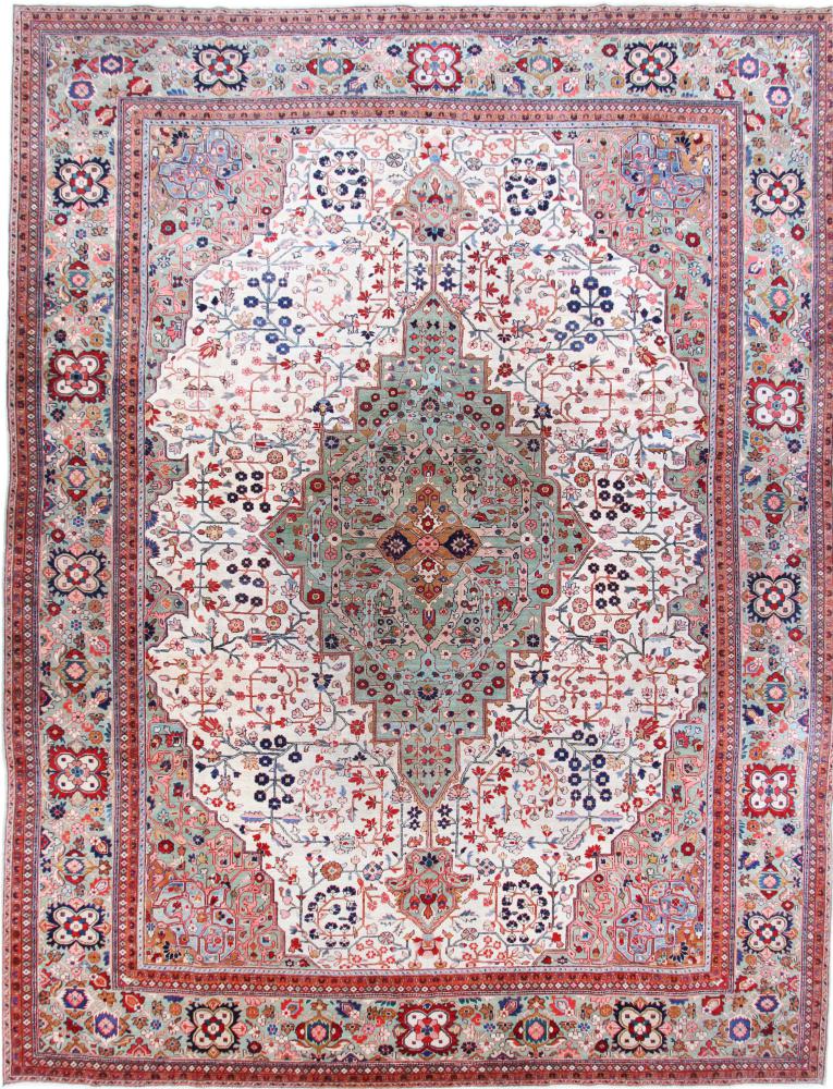 Tapete persa Tabriz 414x318 414x318, Tapete persa Atado à mão