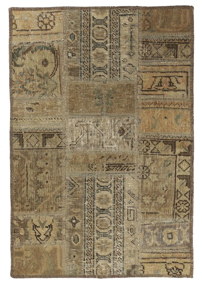 Perzisch tapijt Patchwork 95x61 95x61, Perzisch tapijt Handgeknoopte