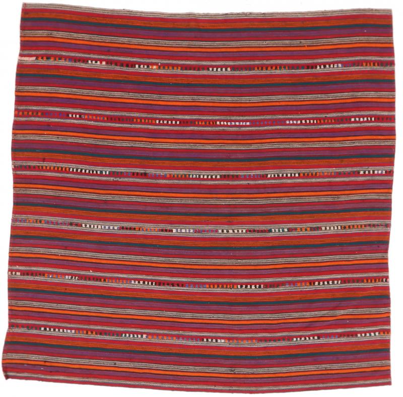 Perzsa szőnyeg Kilim Fars Antik 5'3"x5'2" 5'3"x5'2", Perzsa szőnyeg szőttesek