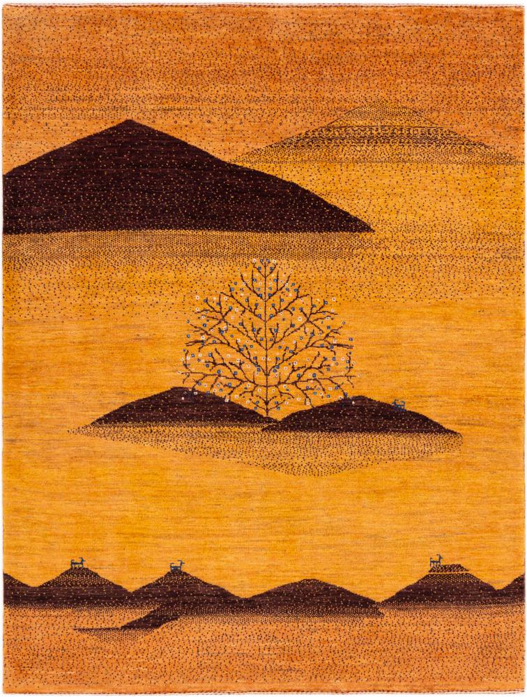 Alfombra persa Persia Gabbeh Loribaft Nowbaft 194x149 194x149, Alfombra persa Anudado a mano