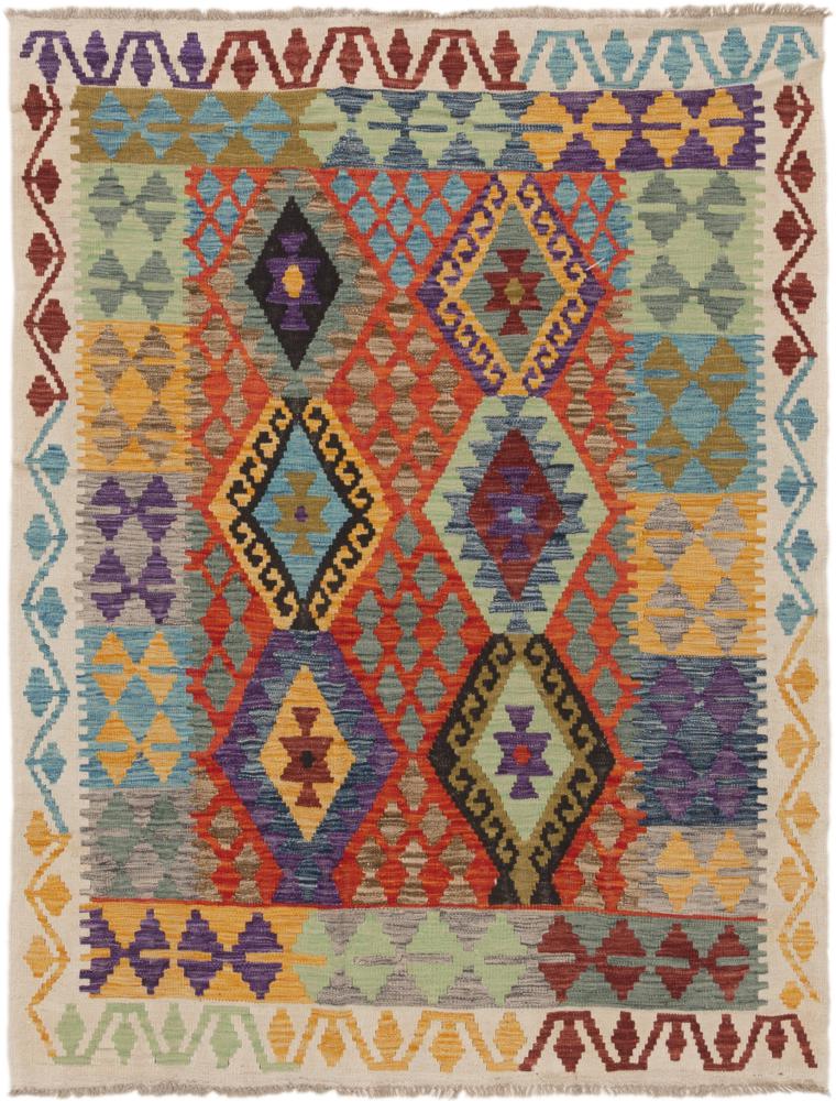 Tapete afegão Kilim Afegão Heritage 199x152 199x152, Tapete persa Tecido à mão