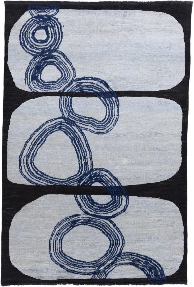 Alfombra afgana Berber Ela Design 306x203 306x203, Alfombra persa Anudado a mano