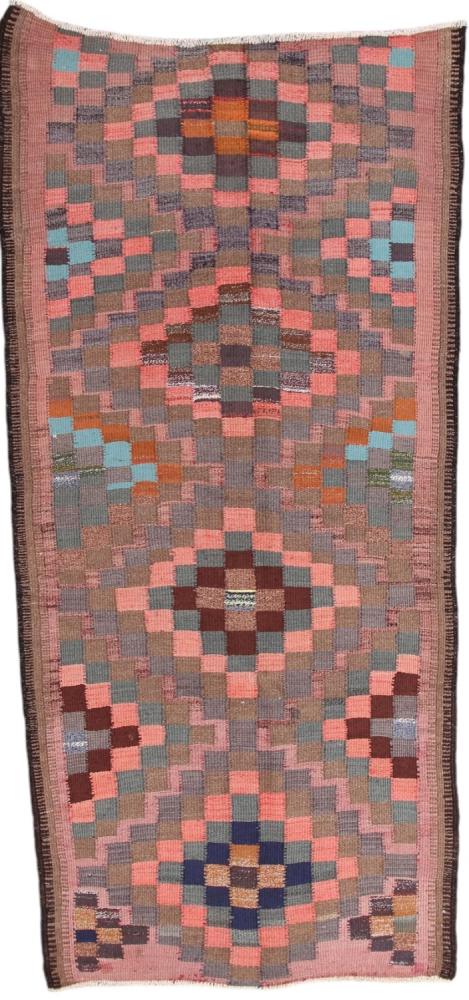Alfombra persa Kilim Fars Antiguo 316x151 316x151, Alfombra persa Tejido a mano