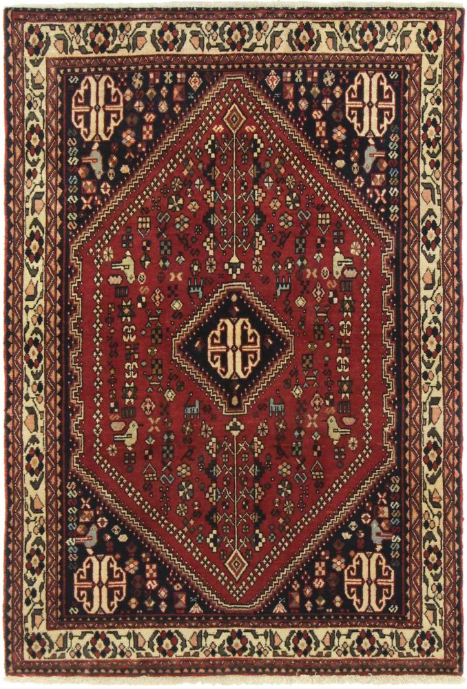 Tapete persa Abadeh 152x105 152x105, Tapete persa Atado à mão