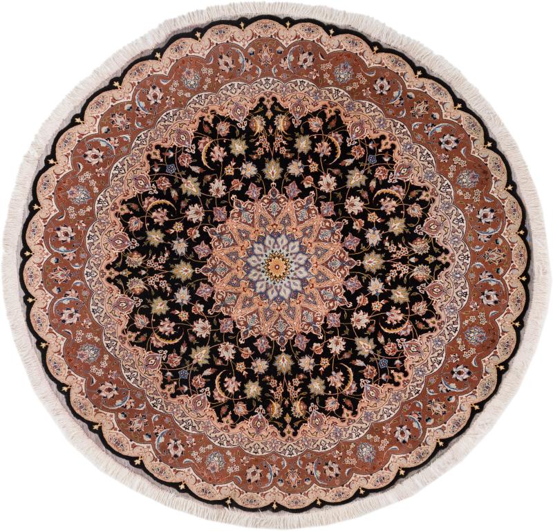 Περσικό χαλί Tabriz 203x203 203x203, Περσικό χαλί Οι κόμποι έγιναν με το χέρι