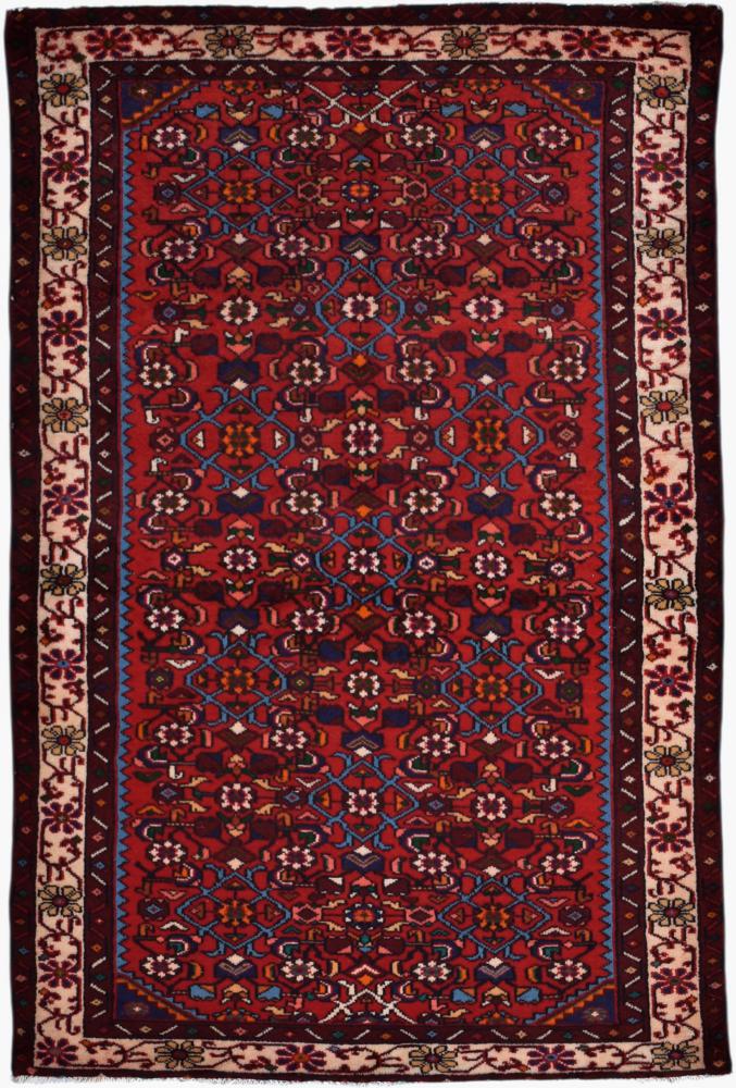 Tapis persan Hamadan 161x102 161x102, Tapis persan Noué à la main