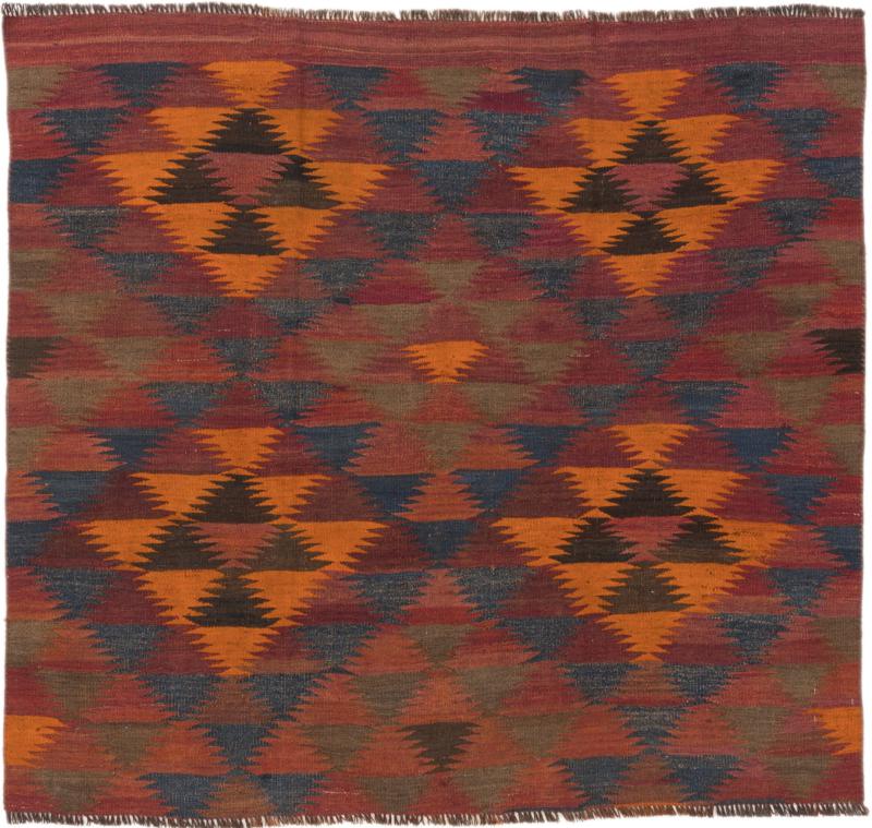 Tapete afegão Kilim Afegão 149x164 149x164, Tapete persa Tecido à mão