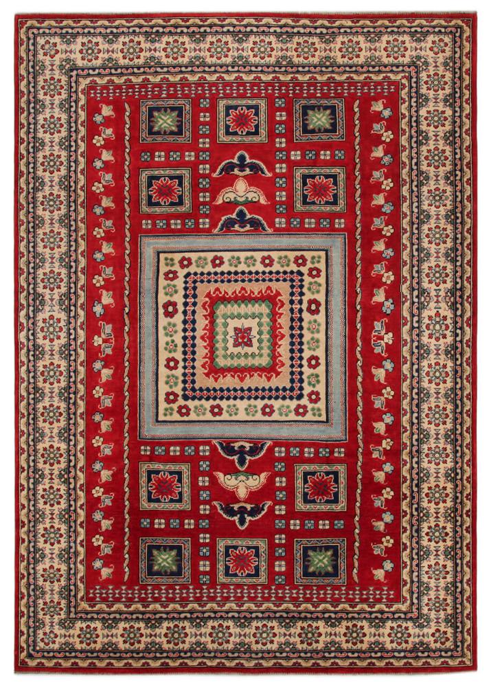 Pakistani rug Kazak Ghazni 279x201 279x201, Persian Rug Knotted by hand