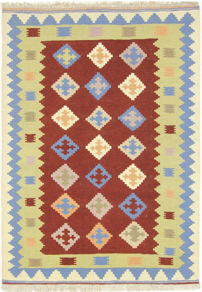 Tapete persa Kilim Fars 149x106 149x106, Tapete persa Tecido à mão