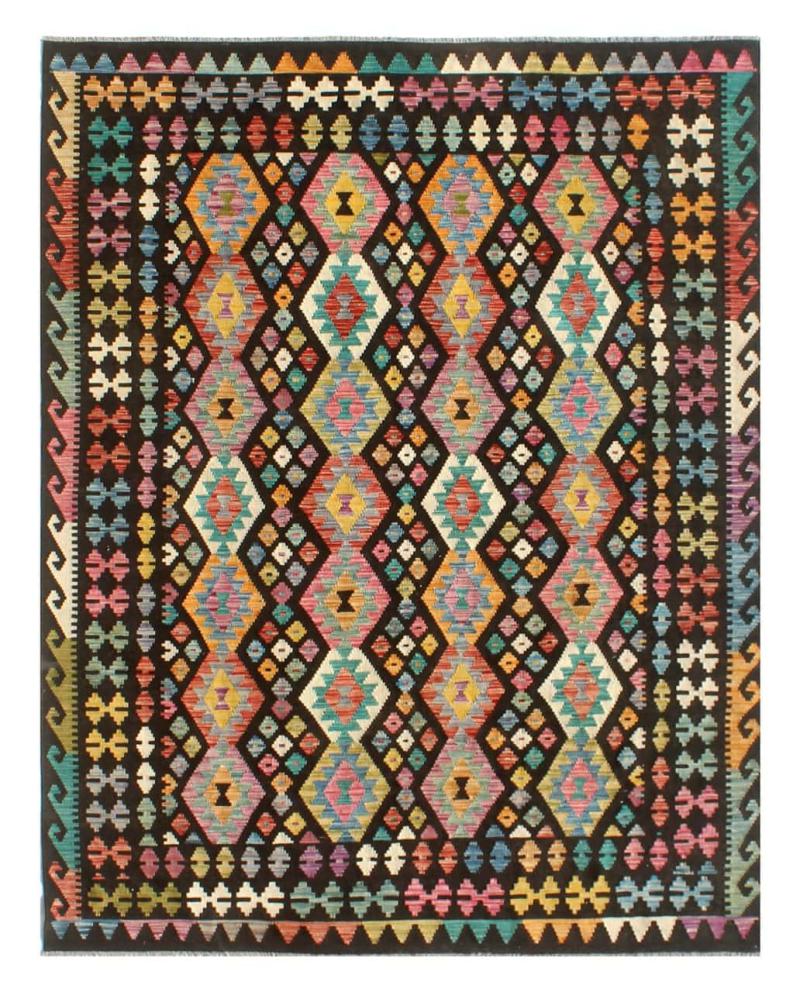 Afghan rug Kilim Afghan 9'10"x6'11" 9'10"x6'11", Persian Rug Woven by hand