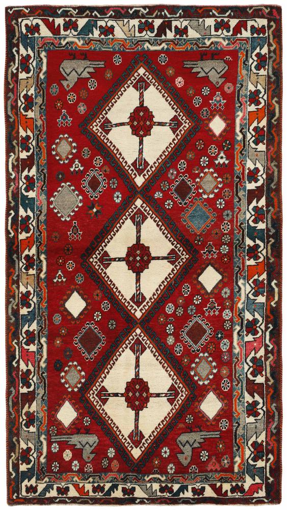 Persian Rug Ghashghai 224x125 224x125, Persian Rug Knotted by hand