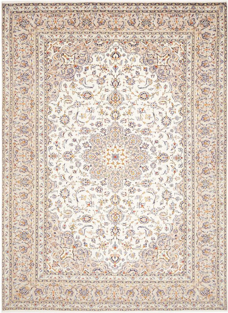 Tapis persan Kashan 386x259 386x259, Tapis persan Noué à la main
