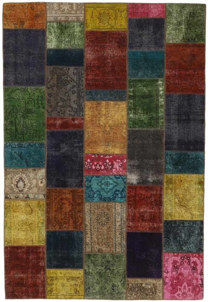 Perzsa szőnyeg Patchwork 307x203 307x203, Perzsa szőnyeg Kézzel csomózva