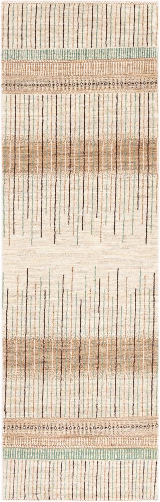 Tapis persan Persan Gabbeh Loribaft Natura 212x68 212x68, Tapis persan Noué à la main
