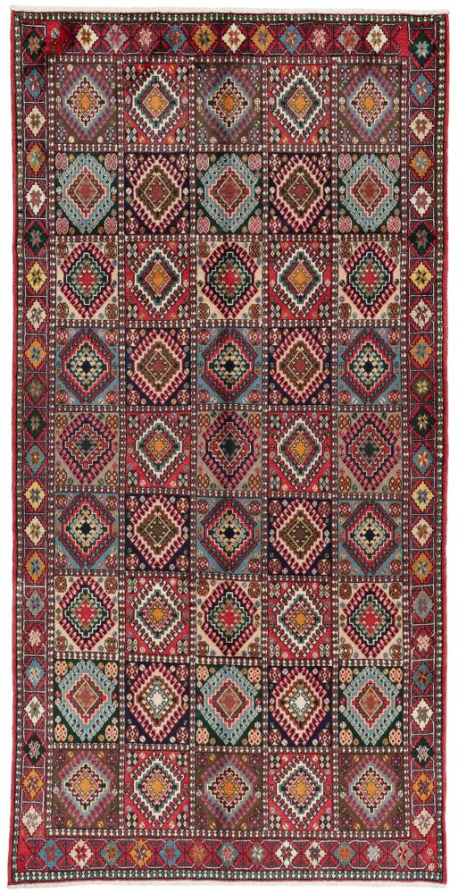 Περσικό χαλί Μπαφτιάρ 294x151 294x151, Περσικό χαλί Οι κόμποι έγιναν με το χέρι