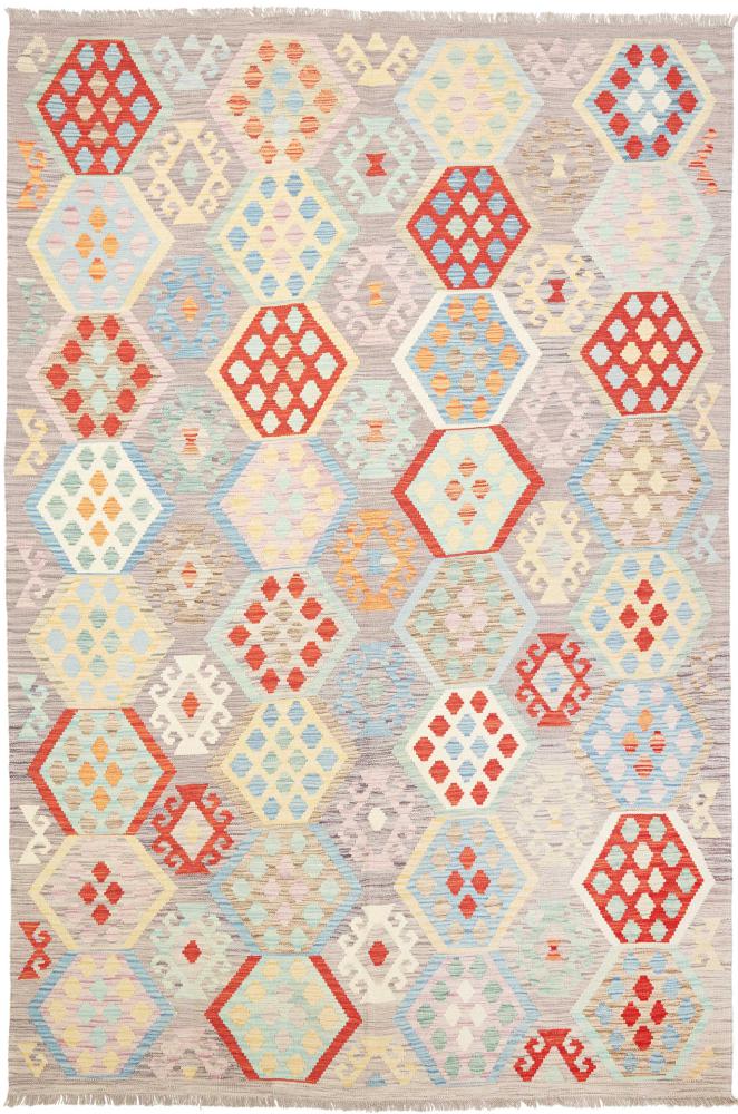 Tapis afghan Kilim  Afghan 303x203 303x203, Tapis persan Tissé à la main
