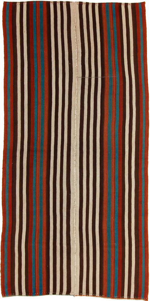 Tapete persa Kilim Fars Antigo 286x124 286x124, Tapete persa Tecido à mão