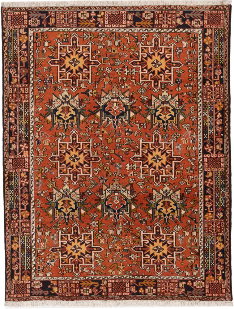 Persian Rug Gharadje 6'9"x5'3" 6'9"x5'3", Persian Rug Knotted by hand