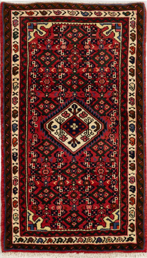 Persisk teppe Hosseinabad 128x73 128x73, Persisk teppe Knyttet for hånd