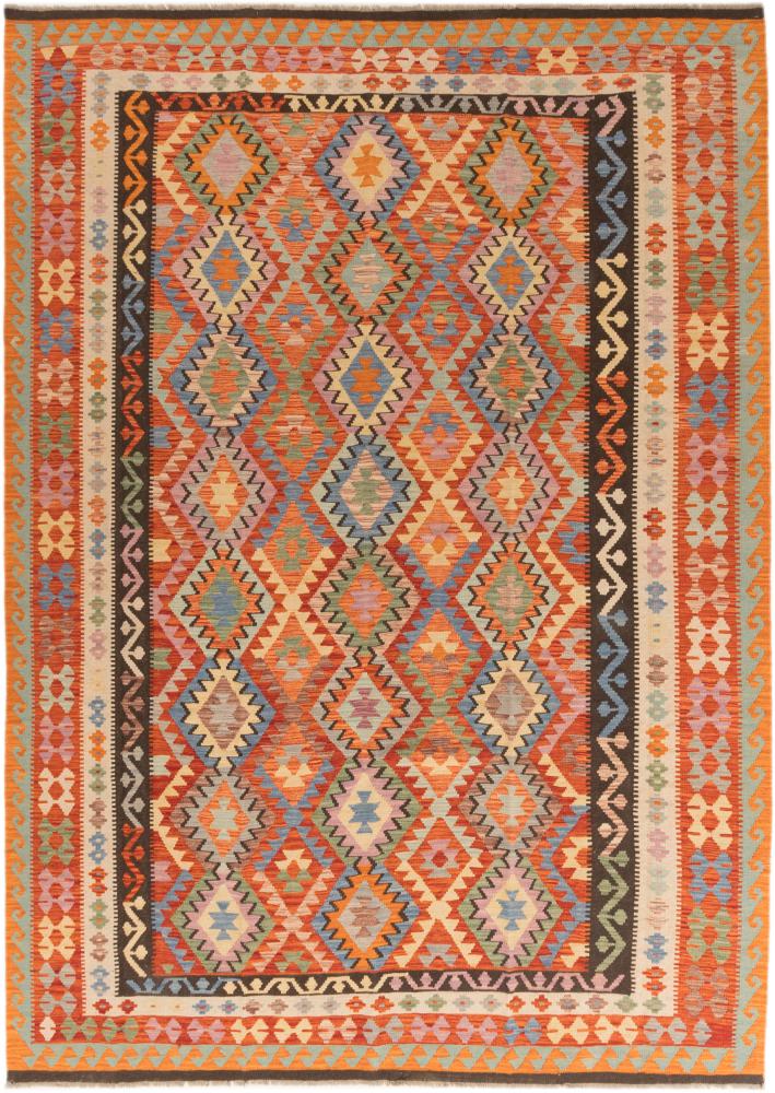 Tapis afghan Kilim Afghan 349x254 349x254, Tapis persan Tissé à la main